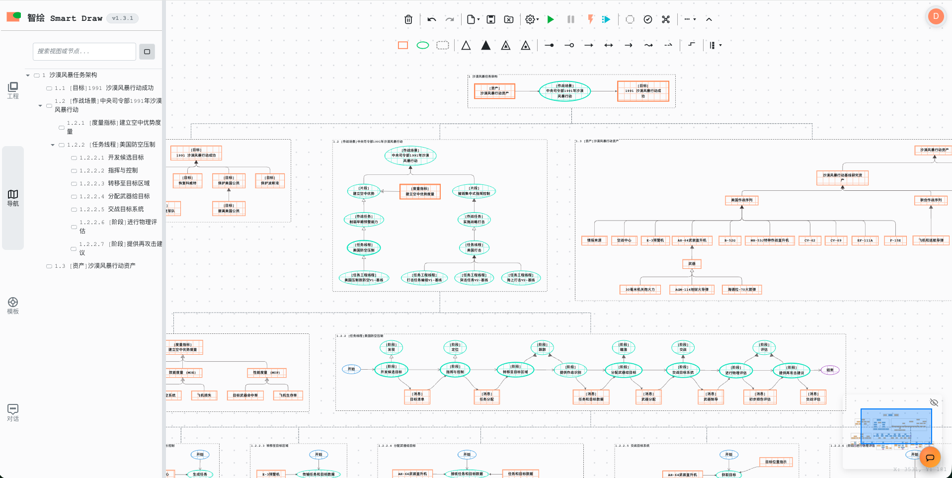 智绘 Smart Draw 建模工作台界面预览图